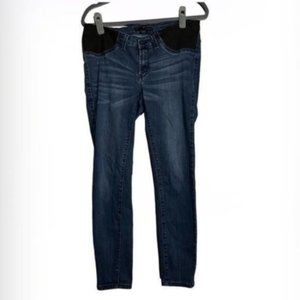 Kancan Womens Maternity 9 / 28 Skinny Jeans Medium Wash